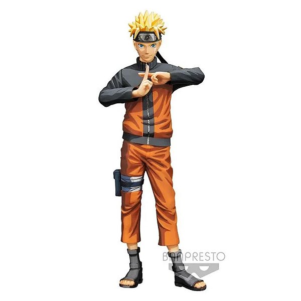 Action Figure Banpresto Naruto Nero Uzumaki Manga Grandista 25-28 cm Oficial