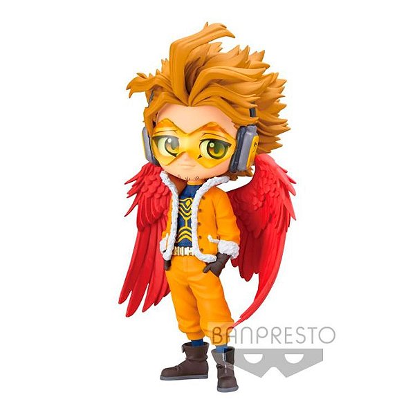 Action Figure Banpresto My Hero Academia Hawks Q Posket 14 cm Oficial