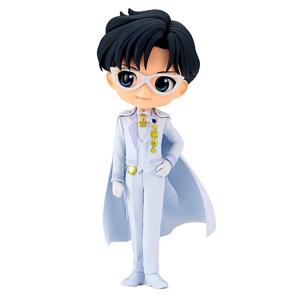 Action Figure Banpresto Anime Sailor Moon Eternal Prince Endymion Q Posket 14 cm Oficial