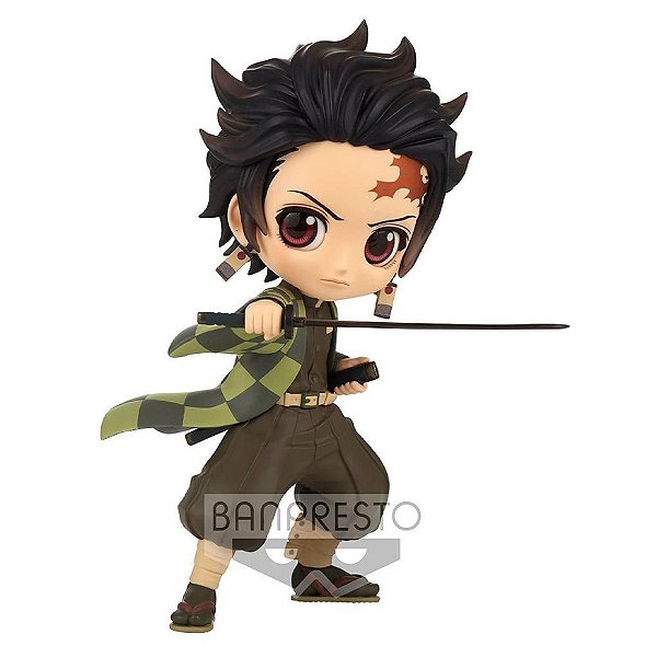 Action Figure Banpresto Demon Slayer Tanjiro Iii Sta Q Posket 14 cm Oficial