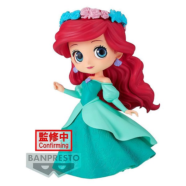 Action Figure Banpresto Disney Characters Flower Ariel Q Posket 14 cm Oficial