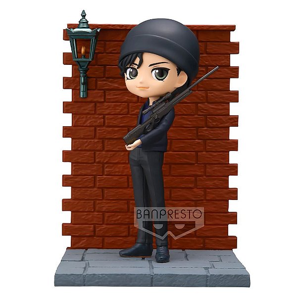 Action Figure Banpresto Anime Detective Conan Shuichi Akai Q Posket 14 cm Oficial
