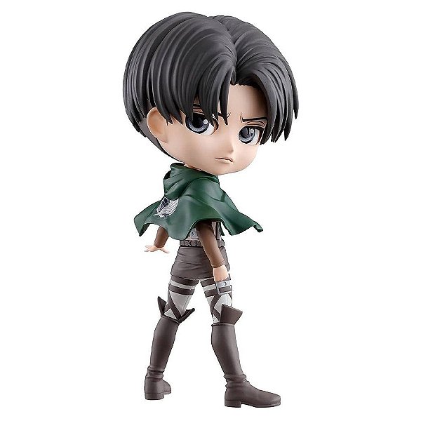 Action Figure Banpresto Attack on Titan Levi Q Posket 14 cm Oficial