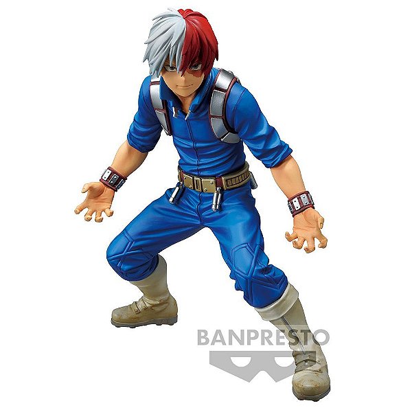 Action Figure Banpresto My Hero Academia Academy Shoto Todoroki Chronicle 15 cm Oficial