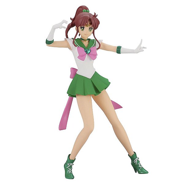 Action Figure Banpresto Anime Sailor Moon Pretty Guardian Jupiter Banpresto 11-18 cm conforme a l...