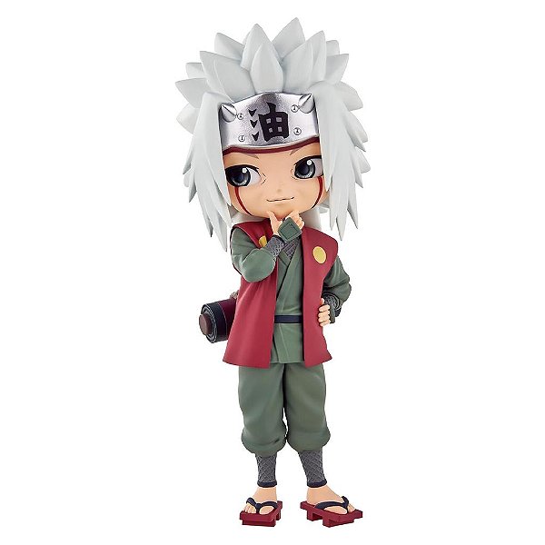Action Figure Banpresto Naruto Shippuden Jiraiya Q Posket 14 cm Oficial