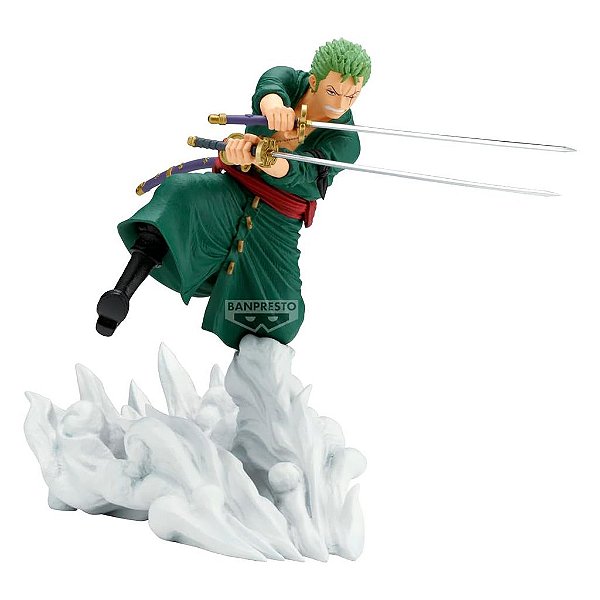 Action Figure Banpresto One Piece Roronoa Zoro Egghead Senkozekkei 15 cm Oficial