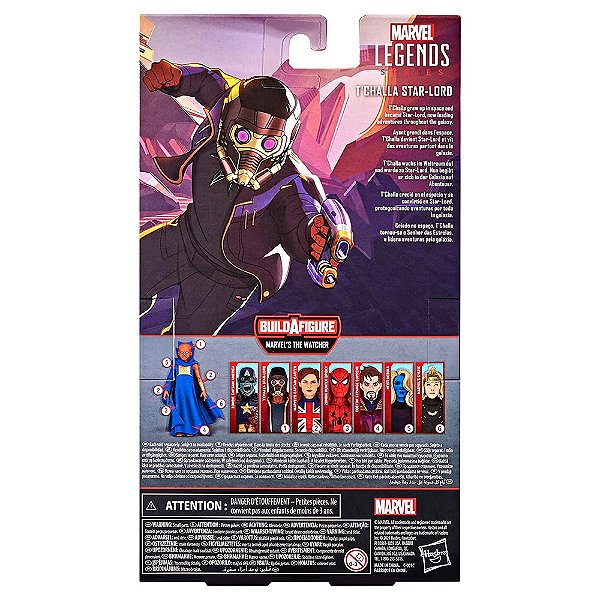 Action Figure Hasbro Marvel 'Challa Star Lord Oficial