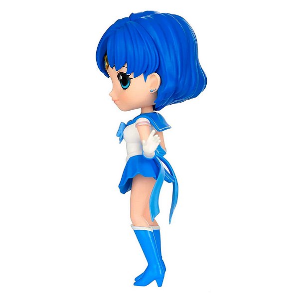 Action Figure Banpresto Anime Sailor Moon Eternal Mercury Q Posket 14 cm Oficial