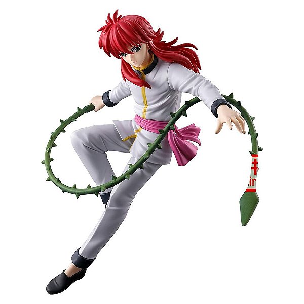 Action Figure Banpresto Yu Yu Hakusho Bejutsukai Kurama Banpresto 11-18 cm conforme a linha Oficial