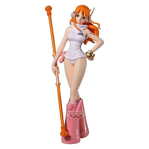 Action Figure Banpresto One Piece The Shukko Nami Egghead The Shukko 15 cm Oficial