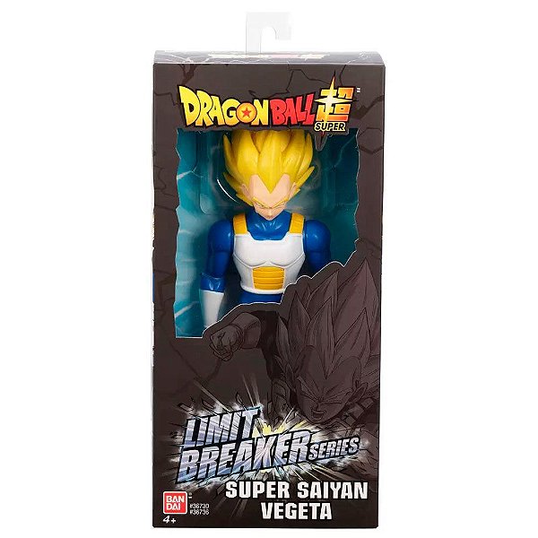 Action Figure Bandai Dragon Ball Limit Breaker Ss Vegeta Bandai 15 a 18 cm conforme a linha Oficial