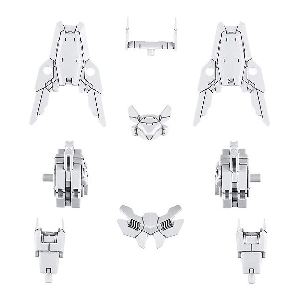 Action Figure Bandai Anime Option Armor For Commander White * Bandai 15 a 18 cm conforme a linha ...