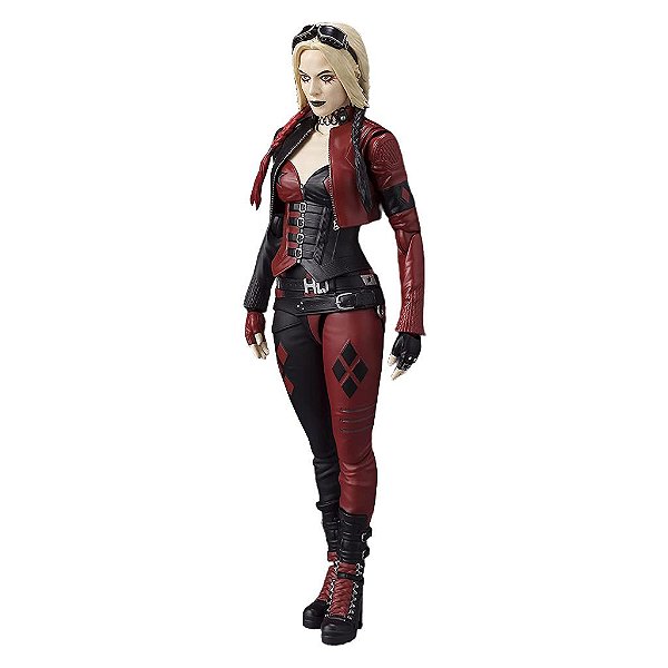 Action Figure Bandai Anime Tamashi Harley Quinn Suicide Squade Bandai 15 a 18 cm conforme a linha...