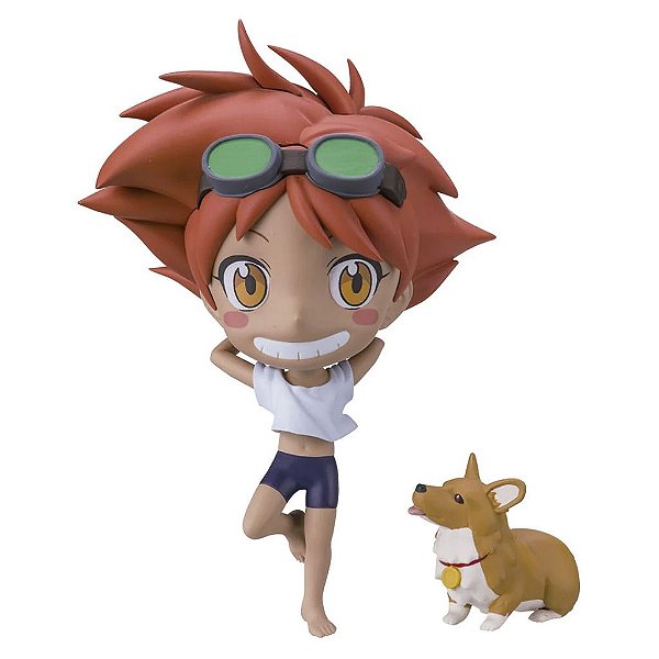 Action Figure Bandai Masters of the Universe Chibi Cowboy Bebop Edward Wong Bandai 15 a 18 cm con...