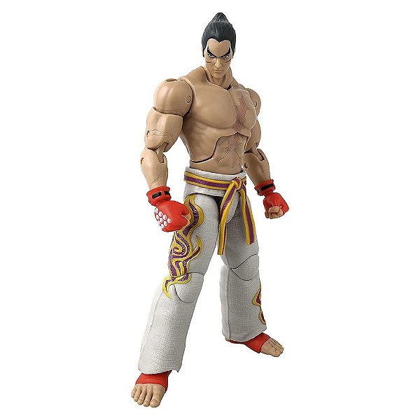 Action Figure Bandai Anime Game Dimensions Tekken Kazuya Mishima Game Dimensions 17 cm Oficial