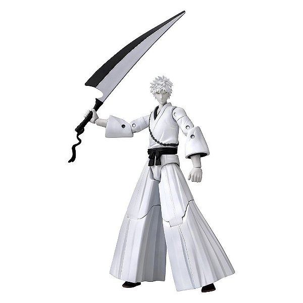 Action Figure Bandai Bleach Anime Heroes White Ichigo Anime Heroes 16 cm Oficial