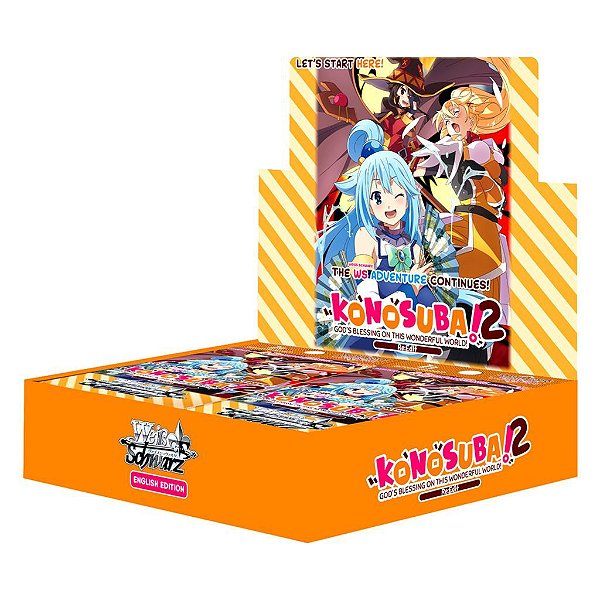 Weiss Schwarz Produto TCG Konosuba Blessing Boos/Disp/C12Pcs Oficial Bandai