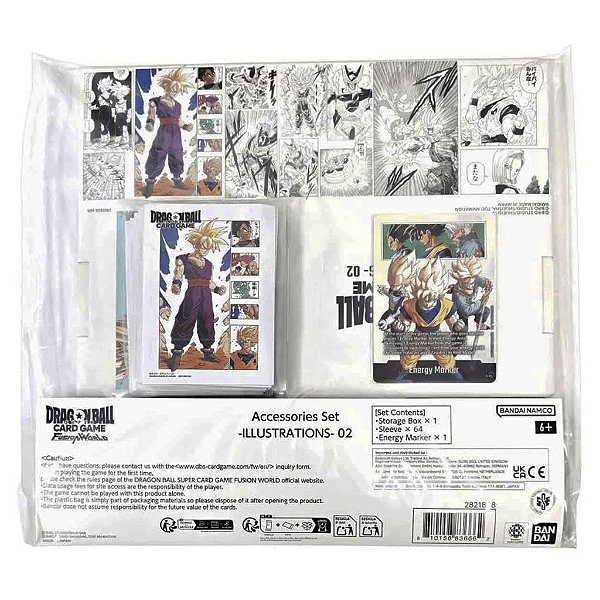 Dragon Ball Super Card Game Produto TCG Fusion World Manga Accesory Set Oficial Bandai