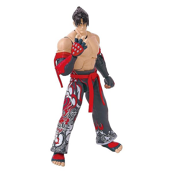 Action Figure Bandai Anime Game Dimensions Tekken Jin Kazama Game Dimensions 17 cm Oficial