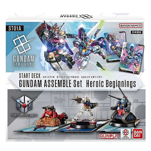 Gundam Card Game Starter Deck Assemble Starter Deck 01/ Gunpla/Mini Oficial Bandai
