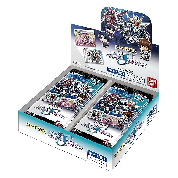 Gundam Card Game Booster Box Seed Freedom C/20Pcs Display Oficial Bandai
