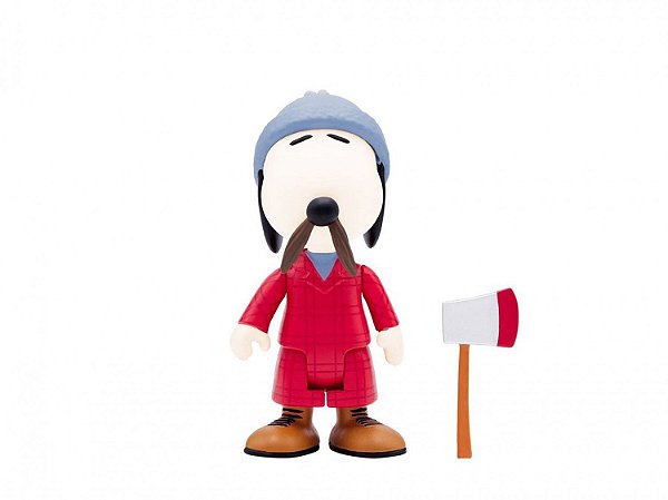 Action Figure Super7 Anime Peanuts Snoopy Lumberjack Super7 9,5 a 18 cm conforme a linha Oficial