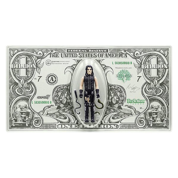 Action Figure Super7 Alice Cooper Rock Bilion Dollar Babies Super7 9,5 a 18 cm conforme a linha O...