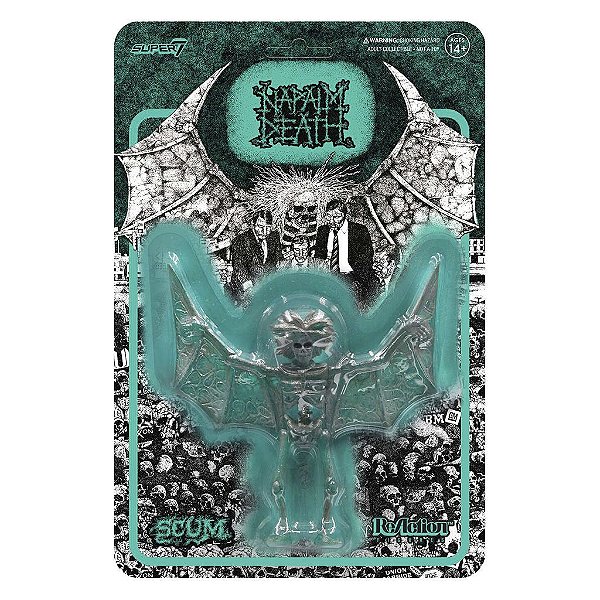 Action Figure Super7 Anime Napalm Deth Scum Aquamarine Super7 9,5 a 18 cm conforme a linha Oficial