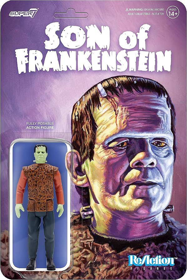 Action Figure Super7 Universal Monsters Son Of Frankenstein Monster Super7 9,5 a 18 cm conforme a...
