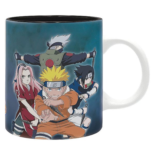 Caneca Naruto Shippuden Team 7 Vs Hau AbyStyle Oficial