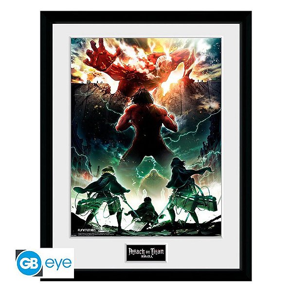 Pôster Attack on Titan Key Art AbyStyle Oficial