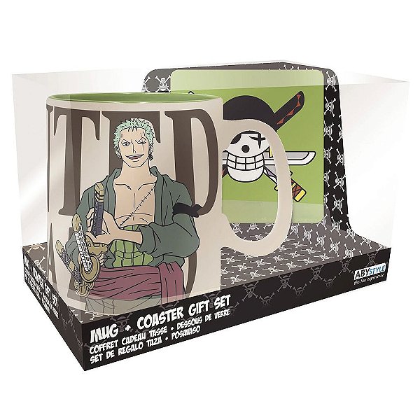 Caneca One Piece Zoro Coaster AbyStyle Oficial