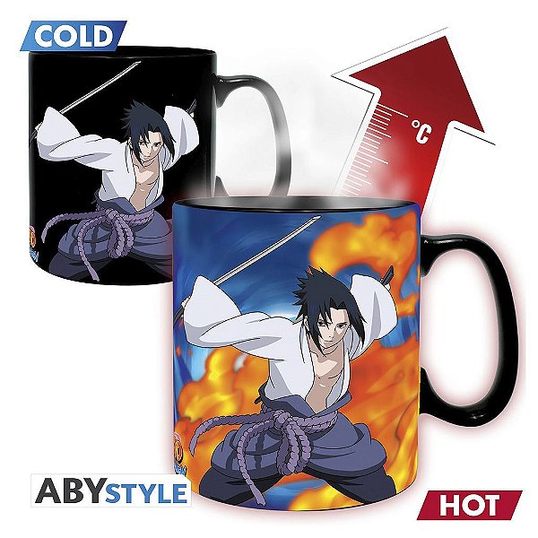 Caneca Naruto Shippuden Heat Change Duel Cardboard AbyStyle Oficial