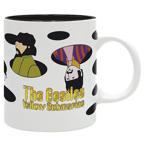 Caneca Cultura Pop The Beatles Yellow Sea Of Holes AbyStyle Oficial