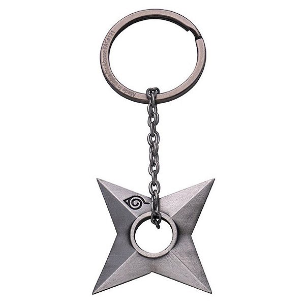 Chaveiro Naruto Shippuden Shuriken Konoha AbyStyle Oficial