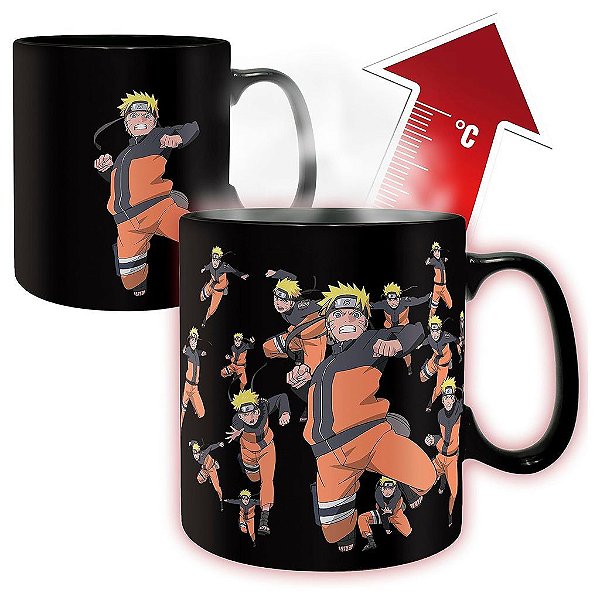 Caneca Naruto Shippuden Clone Jutsu Magic AbyStyle Oficial