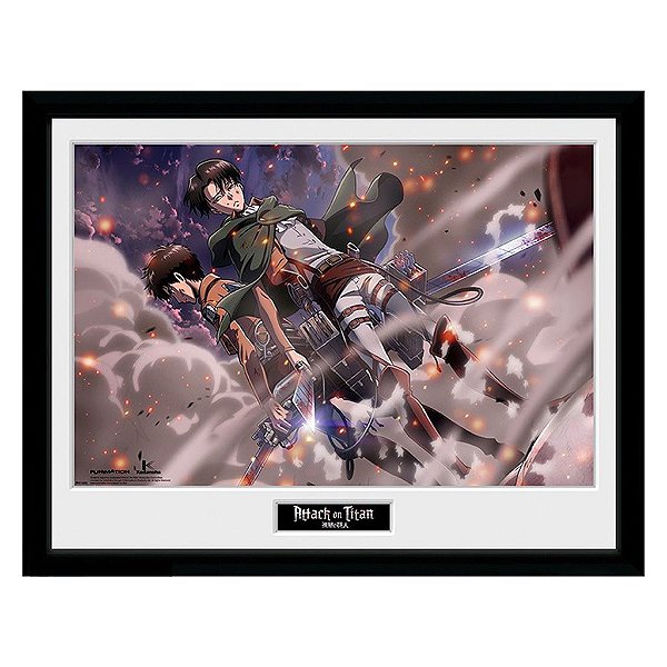 Pôster Attack on Titan Smoke Blast AbyStyle Oficial
