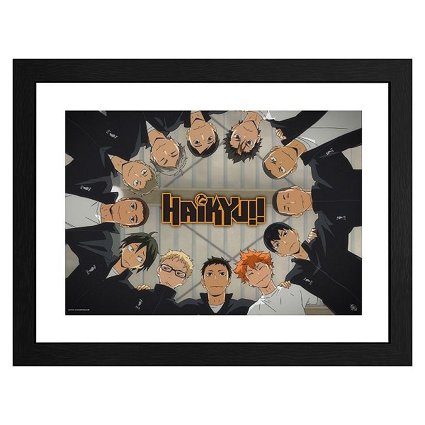 Pôster Cultura Pop Haikyu Karasuno Fight AbyStyle Oficial