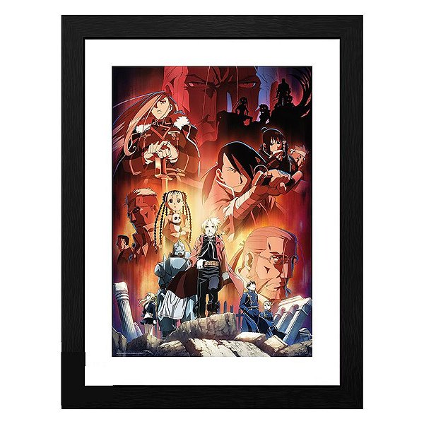 Pôster Cultura Pop Fullmetal Alchemist Brotherhood Key Frem AbyStyle Oficial