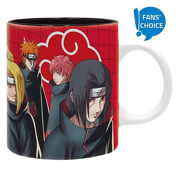 Caneca Naruto Shippuden Artwork Akatsuki AbyStyle Oficial