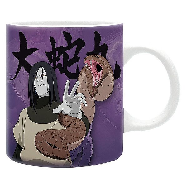 Caneca Naruto Shippuden Orochimaru Sasuke AbyStyle Oficial