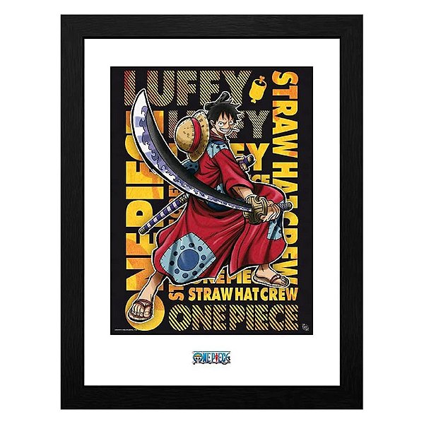 Pôster One Piece Luffy In Wano Artwork AbyStyle Oficial