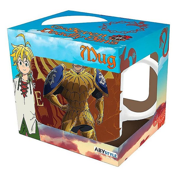 Caneca Cultura Pop The Seven Deadly Sins Scanor Lion Sin Of AbyStyle Oficial