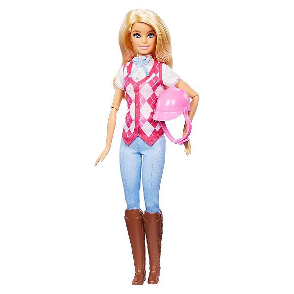 Boneca Mattel Barbie Barbie Horse Riding Malibu Oficial