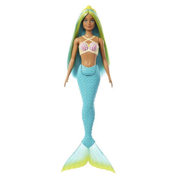 Boneca Mattel Barbie Barbie Core Mermaid Green Hair Oficial