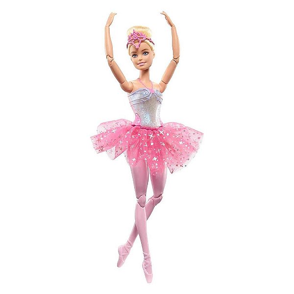 Boneca Mattel Barbie Barbie Twinkle Lights Ballerina Pink Oficial