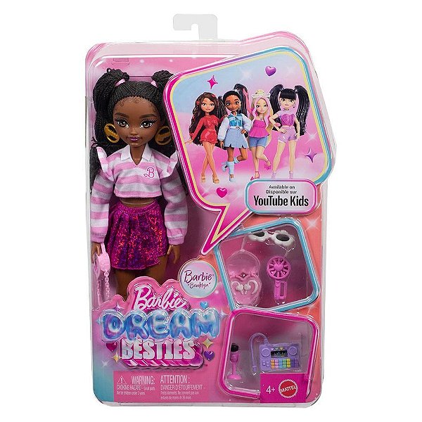 Boneca Mattel Barbie Barbie Dream Besties Brooklyn And Oficial