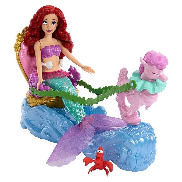 Boneca Mattel Disney Ariel'S Chariot Oficial