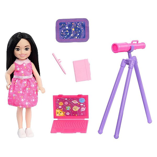 Boneca Mattel Barbie Barbie Chelsea Can Be Astronomer Oficial